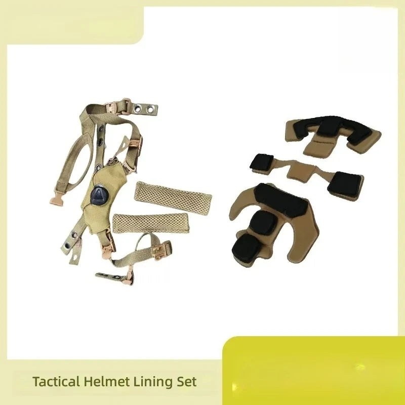 Tactical Helmet with Adjustable Suspension System and Padding Liner Compatible with Wendy FAST MICH Universal Fit