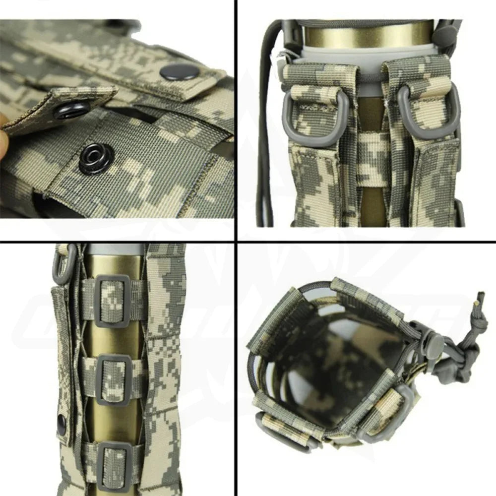 OPHIDIAN  Molle Water Bottle Bag Bottle Water Cup Holder Outdoor Camping Fishing Hunting Water Bottle Kettle Carrier