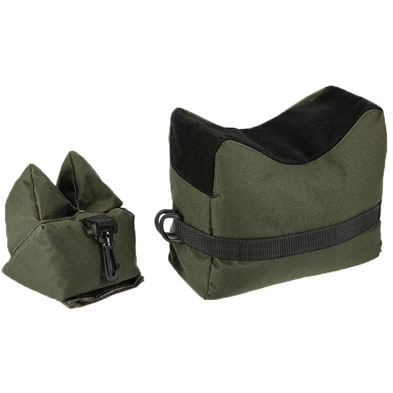 Tactical Outdoor Shooting Accessories Bag Gun Front Rear Bag Target Stand Gun Support Sandbag Bench Unfilled Hunting Gun Rest