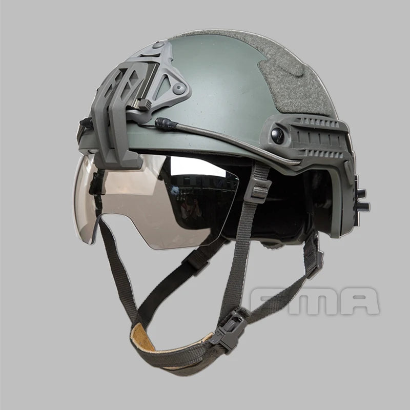FMA Tactical Goggles for Helmet Clear Batlsking Viper Visor 3mm Thick Anti Fog Lenses