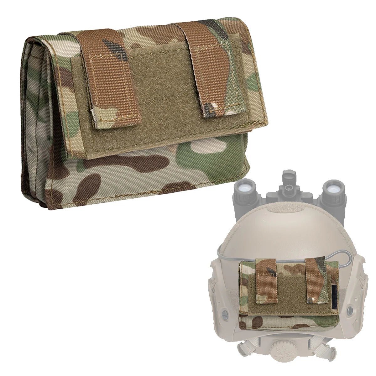 Tactical Helmet Weight Bag, Night Vision Device Battery Storage Bag Fast Helmet Balance Bags for Hunting & Airsoft Paintball