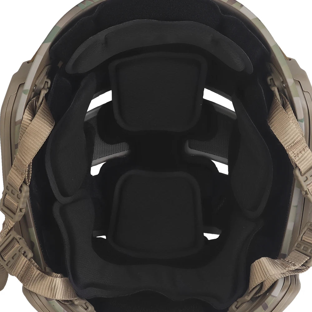MK Tactical Helmet Training Version Breathable for Airsoft Hunting CS Shooting Motocross Riding Protective Camo TM Helmet Gear