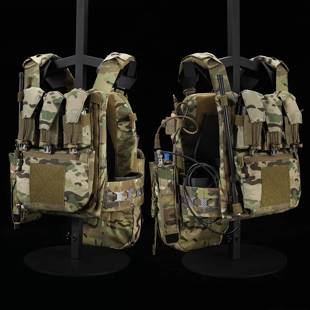 Emersongear For FRO Style V5 Hunting Vest M Size Plate Carrier Paintball Body Protective Airsoft Hunting Combat Training EM9650