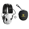 YHKEMA Outdoor Tactical Electronic Shooting Headphone Anti-noise Headset with portable headset hard body storage case
