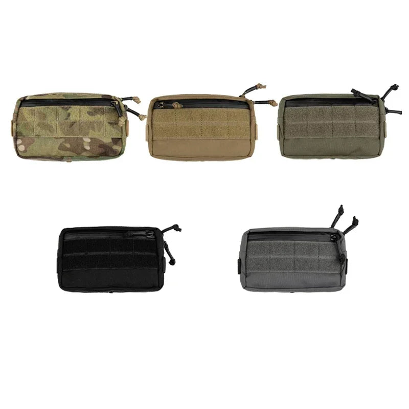 Airsoft EDC Pouch Tactical Multicam Molle Medical Pouch Combat Gear Multi-Purpose Transverse Storage Waist Bag