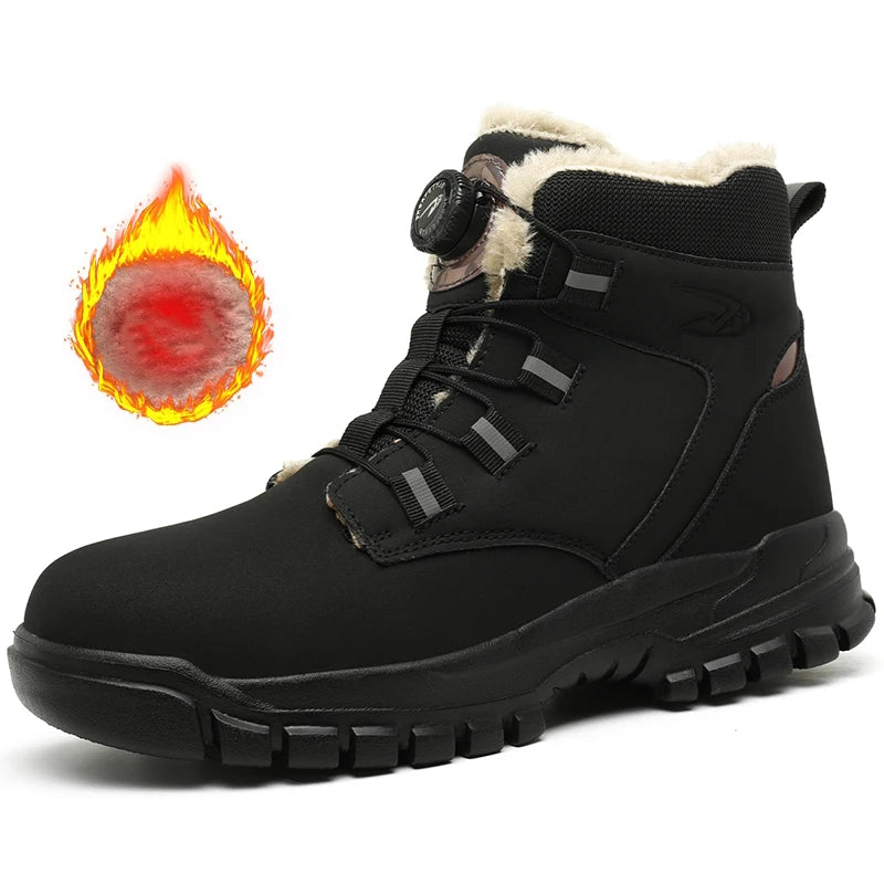 Size 47 48 Work Safety Boots Men Women Indestructible Steel Toe Work Shoes Autumn Winter Waterproof Protection Men Safety Shoes