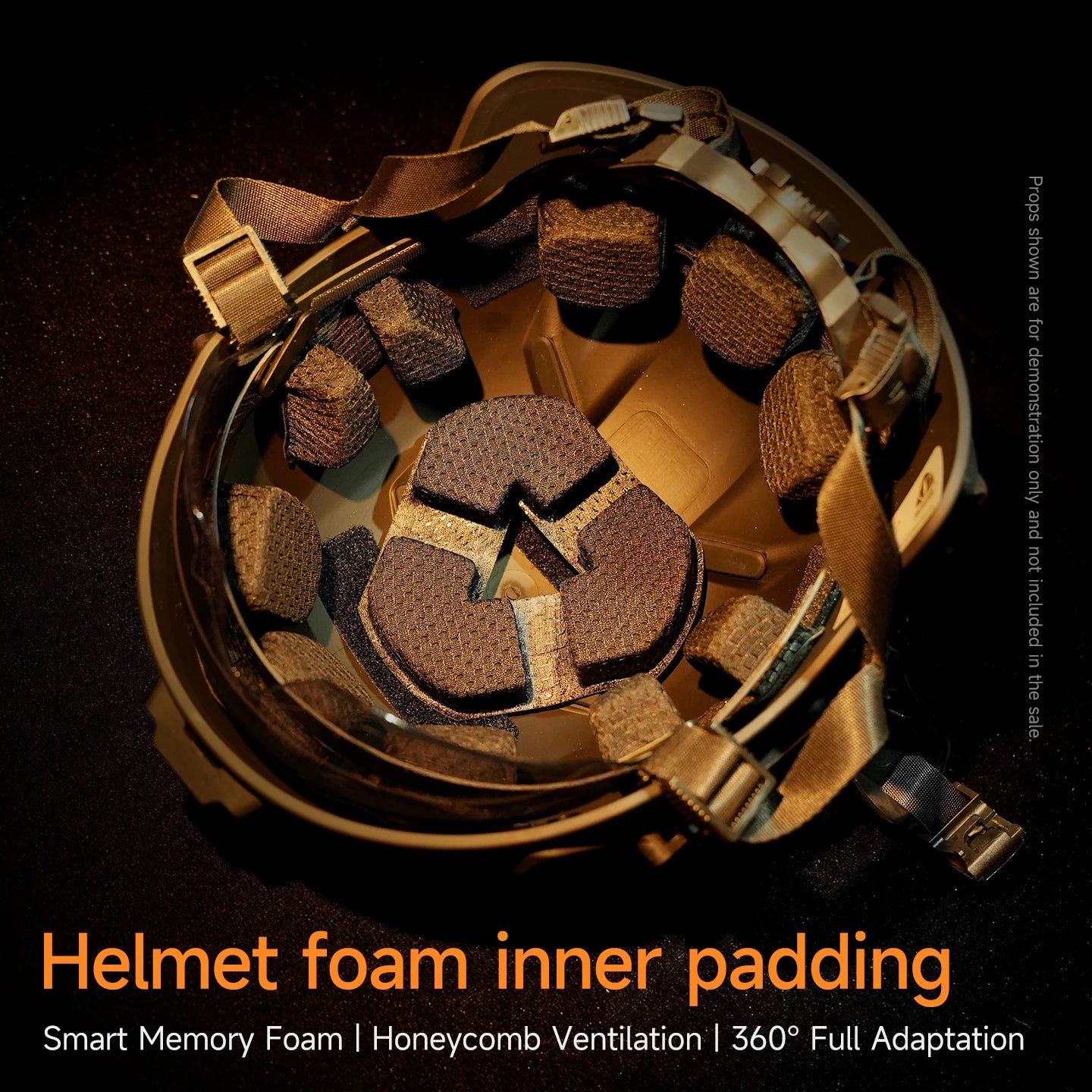 Tactical helmet liner with removable and washable sponge padding, replaceable top pad, universal design for comfortable fit with