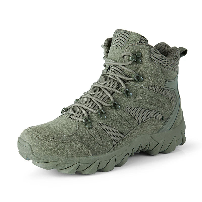 Tactics Combat Training Boots Male Outdoors Camping Anti-wear Rapid Response Hiking Shoes Fishing Hunting Sneakers Men