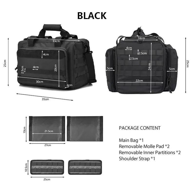 Large Capacity Tactical Backpack Multi-functional Outdoor Sports Handbag Single Shoulder Crossbody Bag Camping Hiking Travel Sto