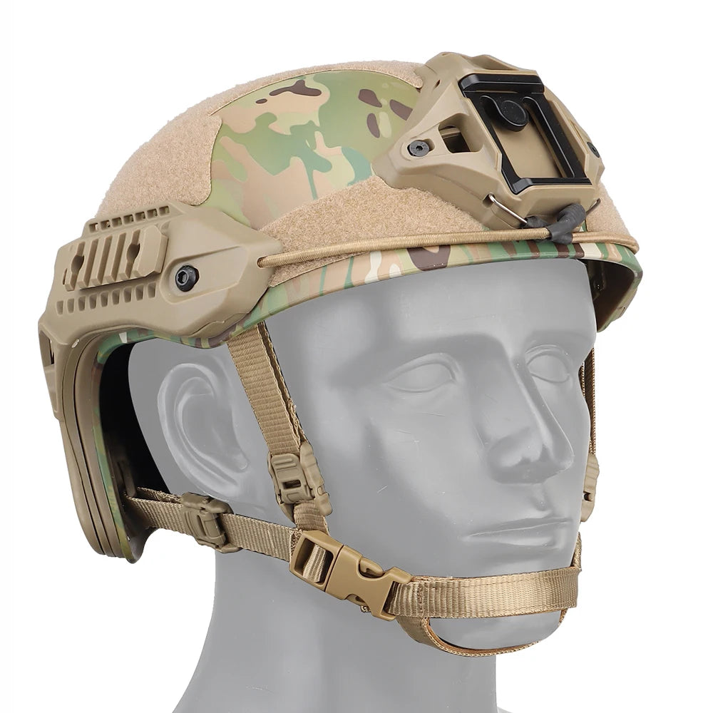 Multi-camo MK Helmet Tactical Hunting Airsoft Paintball CS Protective Helmet Motocross Cycling Sport Safy Helmet Cover Thicken