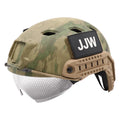 FAST Summer Camo Ballistic Helmet - BJ Goggle, Tactical Helmet | Civilian Protection for Cycling/Outdoor/CS/Airsoft