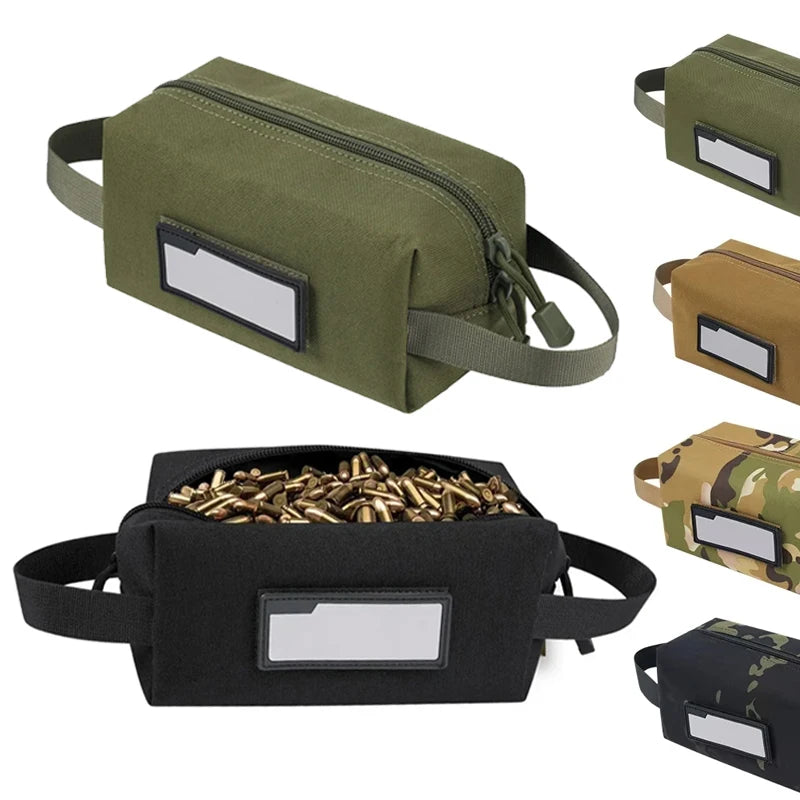 1000D Tactical Ammo Bag for Rifle/Pistol - Bullet Carrier, EDC Tool Pouch, Hunting Shooting Gear, Multi-Function Storage