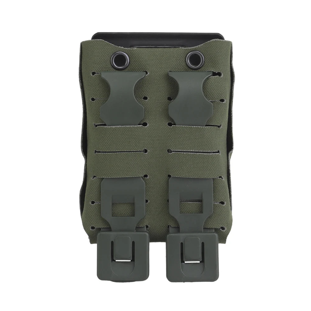 OPHIDIAN Molle Lightweight AR15/M4/9mm Magazine Pouch Magazine Built-in Nylon Bracket Hunting Pistol Rifle Equipment