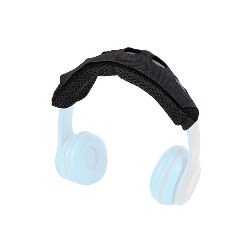 Tactical Modular Headset Cover Molle Headband Earphone Microphone Protection Case Hunting Earmuff Headphone Stand Strap