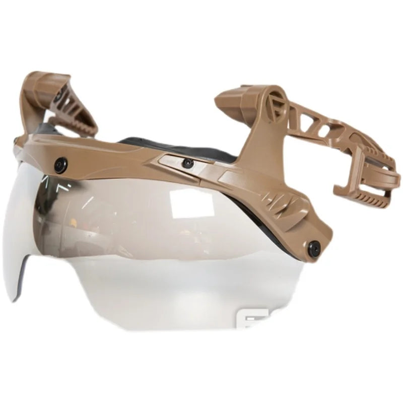 EX Wendy Helmet Ballistic Visor Tactical Goggles Anti-Fog Lens Protective Mask for 3.0 Helmet Guide Rail TB1397