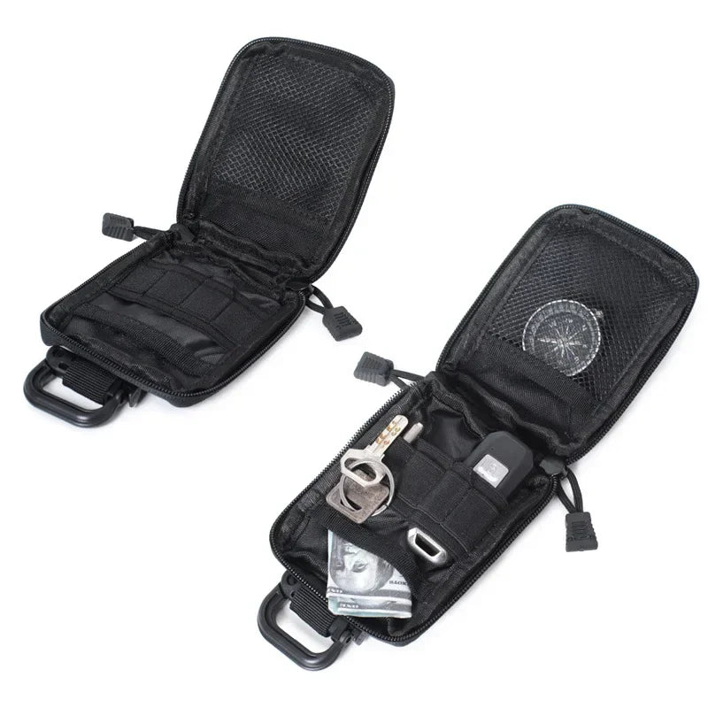 Portable Thick Outdoor Tactical Waist Bag Molle EDC Storage Bag, Medical Classification First Aid Kit, Outdoor Hunting Tool Kit