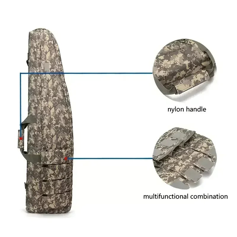 70cm / 98cm / 118cm Tactical Hunting Bags Airsoft Shooting Sniper Rifle Case Gun Carry Shoulder Backpack Molle Scope storage Box