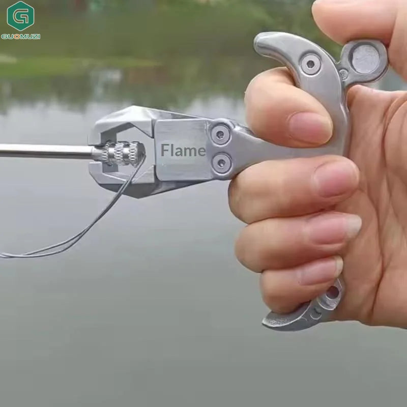 1pc Stainless Steel Convenient Portable Launche Outdoor Fishing Fishing Tool Ammunition Releaser Dart Release Spreader Fish Dart