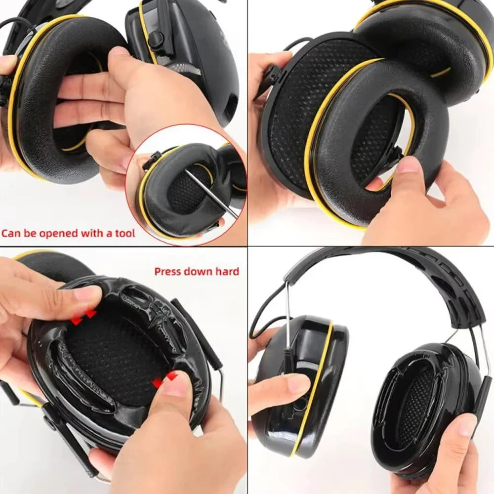 Noise-Isolating Replacement Ear Pads For 3M Peltor Series Sport Shooting Earmuffs Silicone Comfort Cushion Headsets Muff