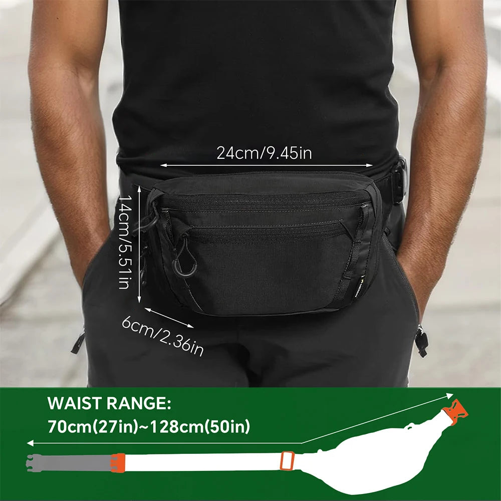 Tactical Concealed Carry Bag with Gun Holster Gun Bag Handgun Bag Waist Belt Bag Fanny Pack EDC Admin Pouch Crossbody Chest Pack