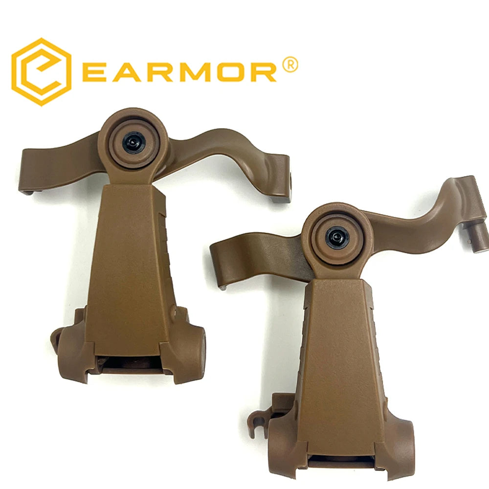 EARMOR M32X MOD4 Tactical Headset with Advanced Electronic Noise Reduction and Amplifying Pickup for RAC Rails