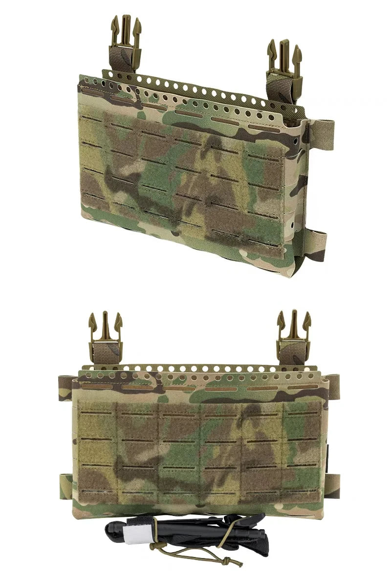 Tactical MK5 Chest SS Style Molle Vest Front Pouch Rig Front Panel For FCSK JPC LV119 6516 Airsoft AR15