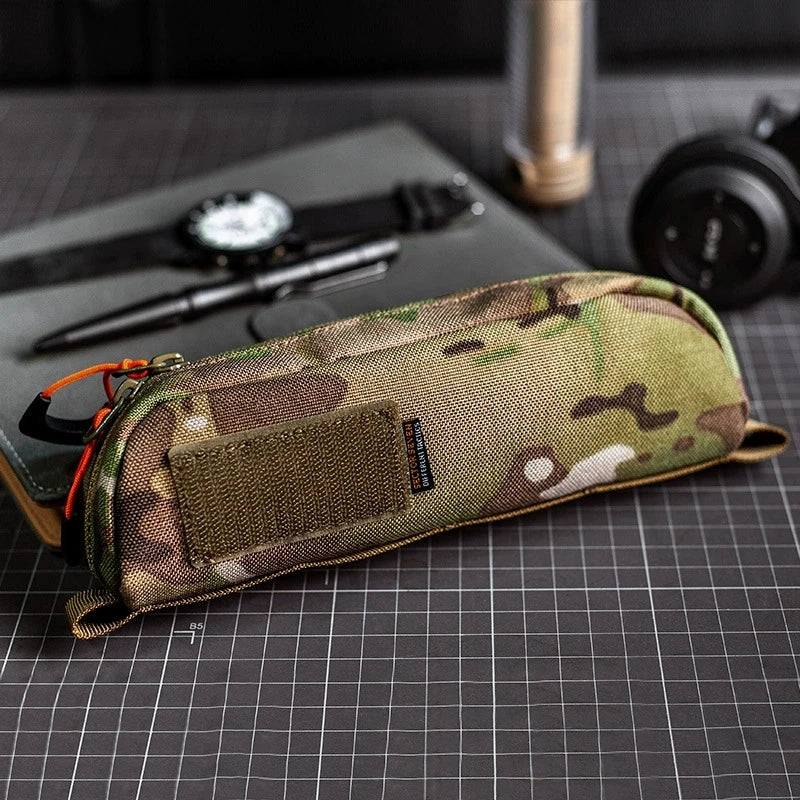 1000D Nylon Tactical Pencil Case Molle Glasses Case Pouch EDC Tool Bag Backpack Expansion Accessory Pack Hunting Accessories