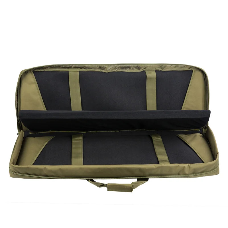 LQARMY 81 97 106 122cm Tactical Gun Bag Double Rifle Case  Molle Rifle Bag Sniper Airsoft Gun Case Backpack Hunting Gun Holster
