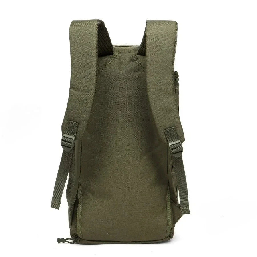 3-in-1 Tactical Gym Backpack with Shoe Compartment Convertible Duffel Sling Bag for Men Women Weekender Overnight Travel Bag
