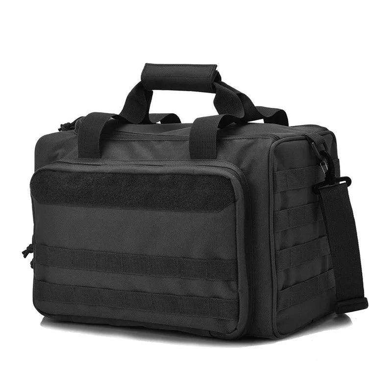 600D Waterproof Air Gun Shooting Storage Bag Tactical Range Sling Molle System Hunting Accessories Tool Bag