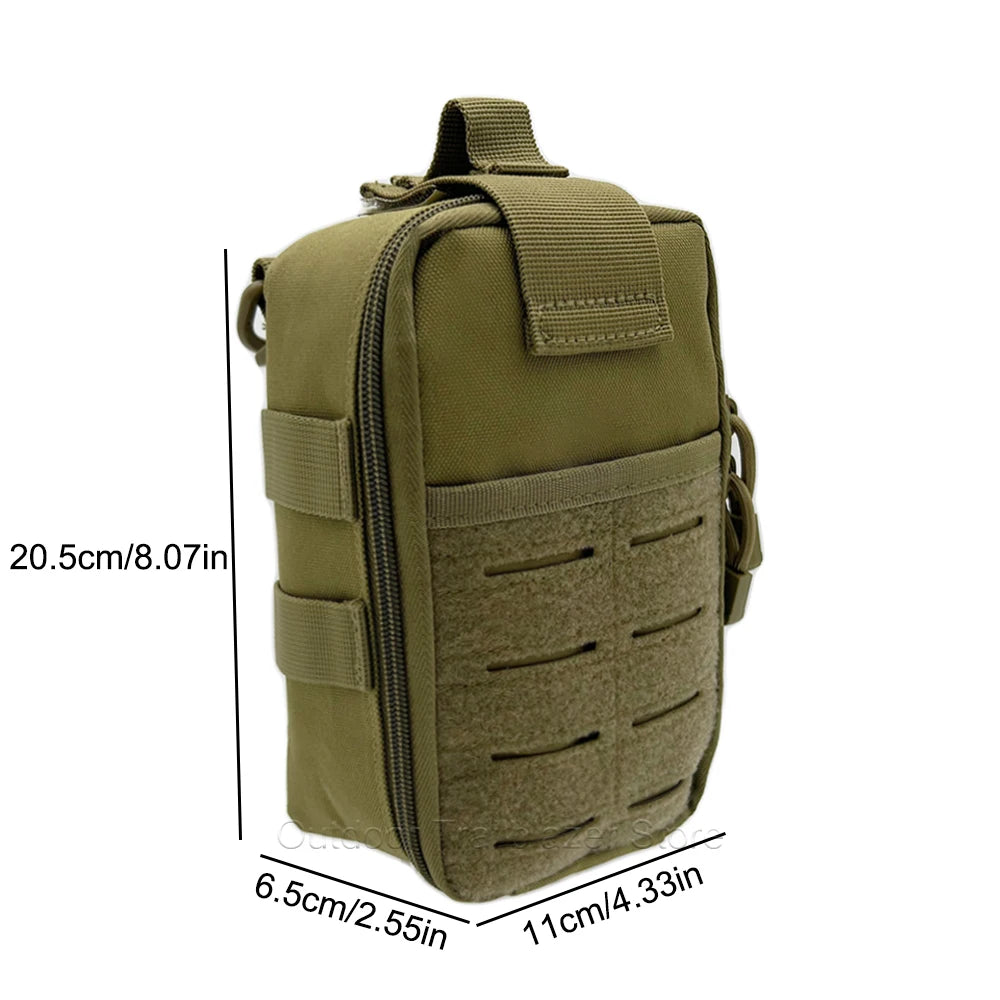 Tactical Molle Utility Waist Bag 600D Nylon Medical First Aid Bag Outdoor Survival EDC Tool Kit Camping Hunting Accessories