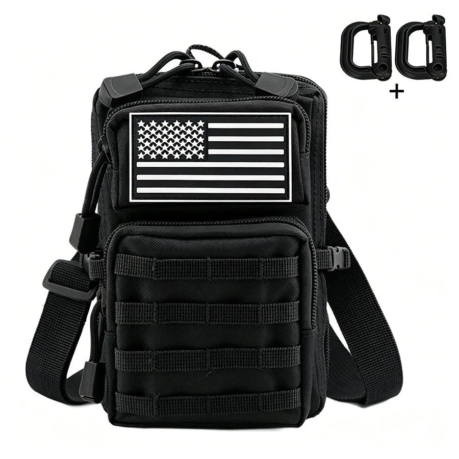 Multi functional portable carry on bag with 4 different carrying methods, large capacity outdoor waist bag