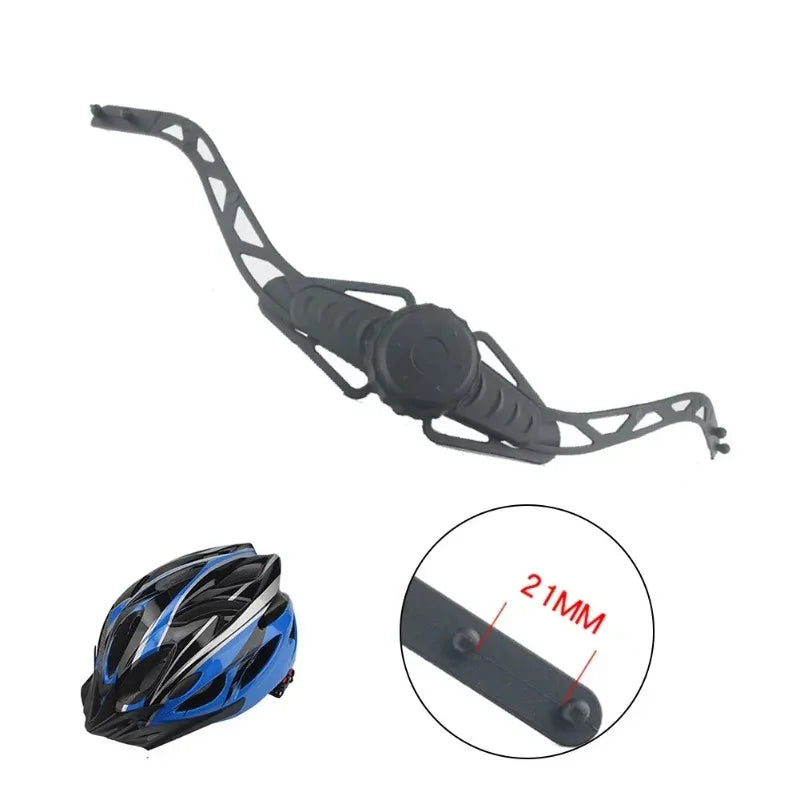 1pc  Helmet Adjustable Strap Retention System Head Locking Buckle For Cycling Skiing Skating Equestrian Safe Sports Helmets