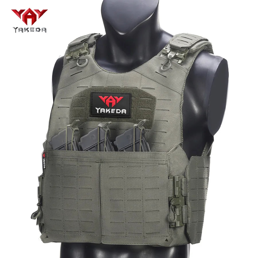 Hidden triple bag vest with wear-resistant and tear resistant fabric that is three times more durable than conventional ones