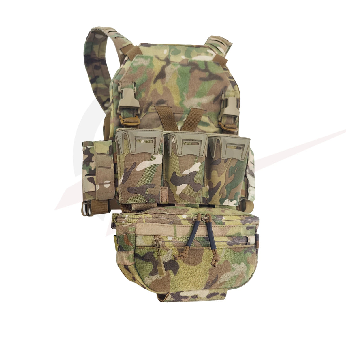 【Tactical Raiders】PHa-013 AG Style Tactical Hanging Pouch Six Pack Hanger Pouch GP Pouch