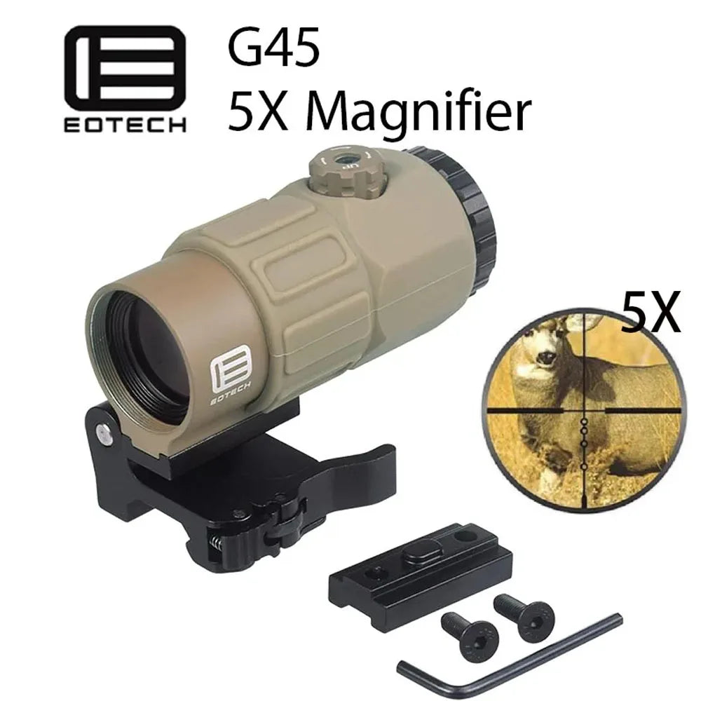 EOTECH EXPS3 XPS3 Optic Green Red Dot Holographic+3X 5X Magnifier G33 G43 G45 558 551 552 553 + Unity Fast Mount For 20mm Rail