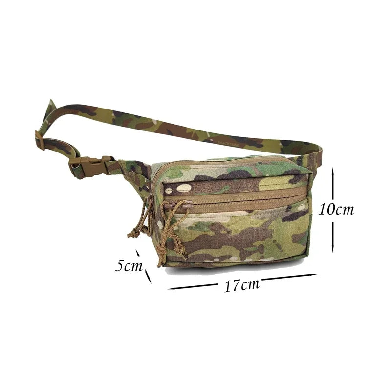 Airsoft Multicam SS Fanny SACK Mk3 Waist Bag Tactical EDC Shoulder Bag Outdoor Hiking Travel Crossbody Pouch