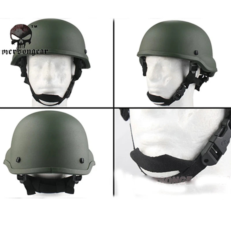Emersongear Helmet ACH MICH 2002 TC2002 Combat Helmet Protective Duty Headwear ABS Shooting Hunting Hiking Combat EM8977