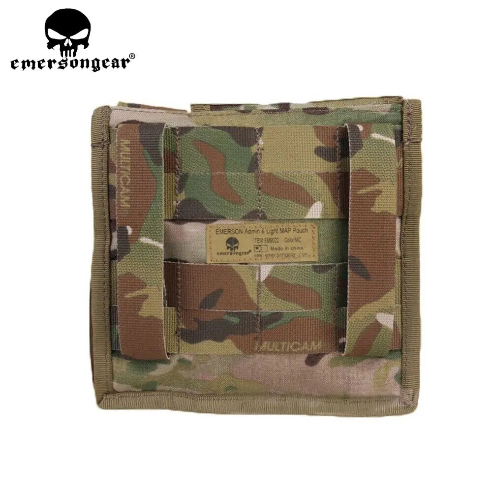 Emersongear Admin Light Map Pouch Storage Purposed Bag Molle Loop Hoop Mag Bags