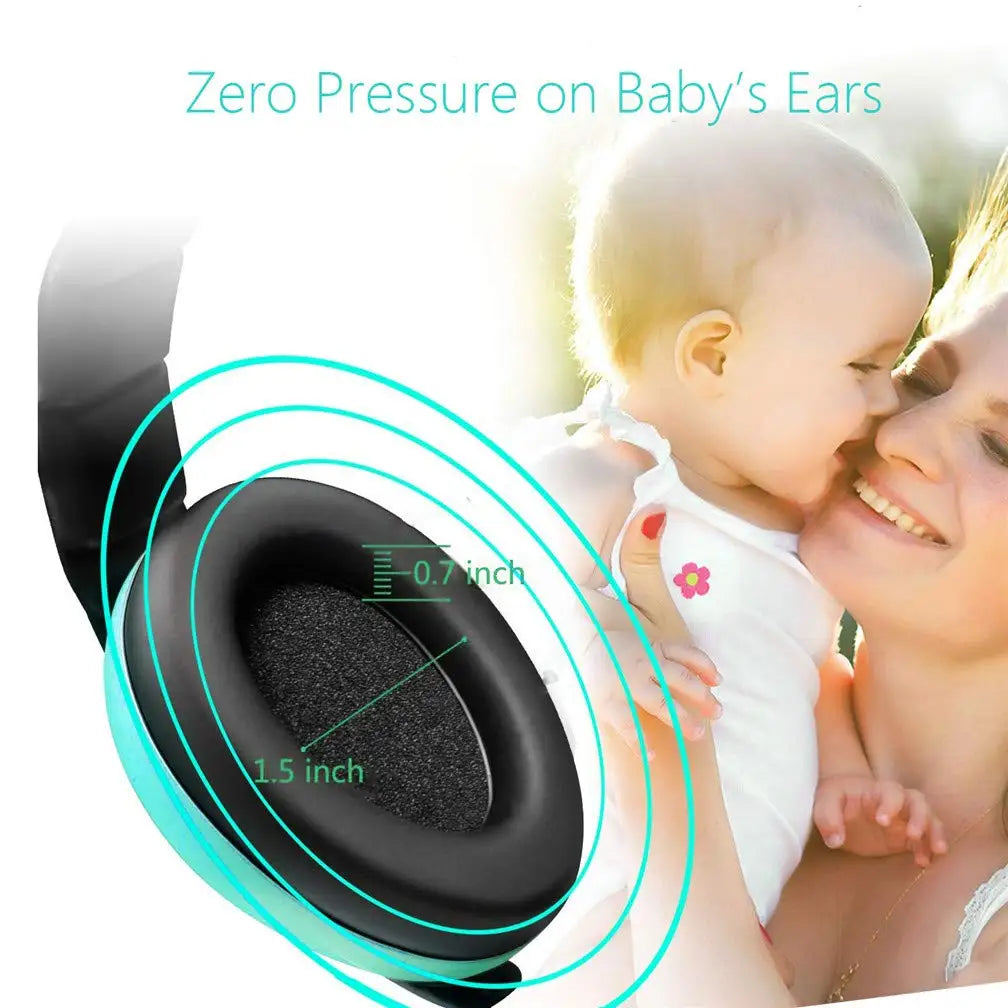 Baby Ear Protection for Babies and Toddlers Noise Reduction Earmuffs Baby Headphones Against Hearing Damage Improves Sleep
