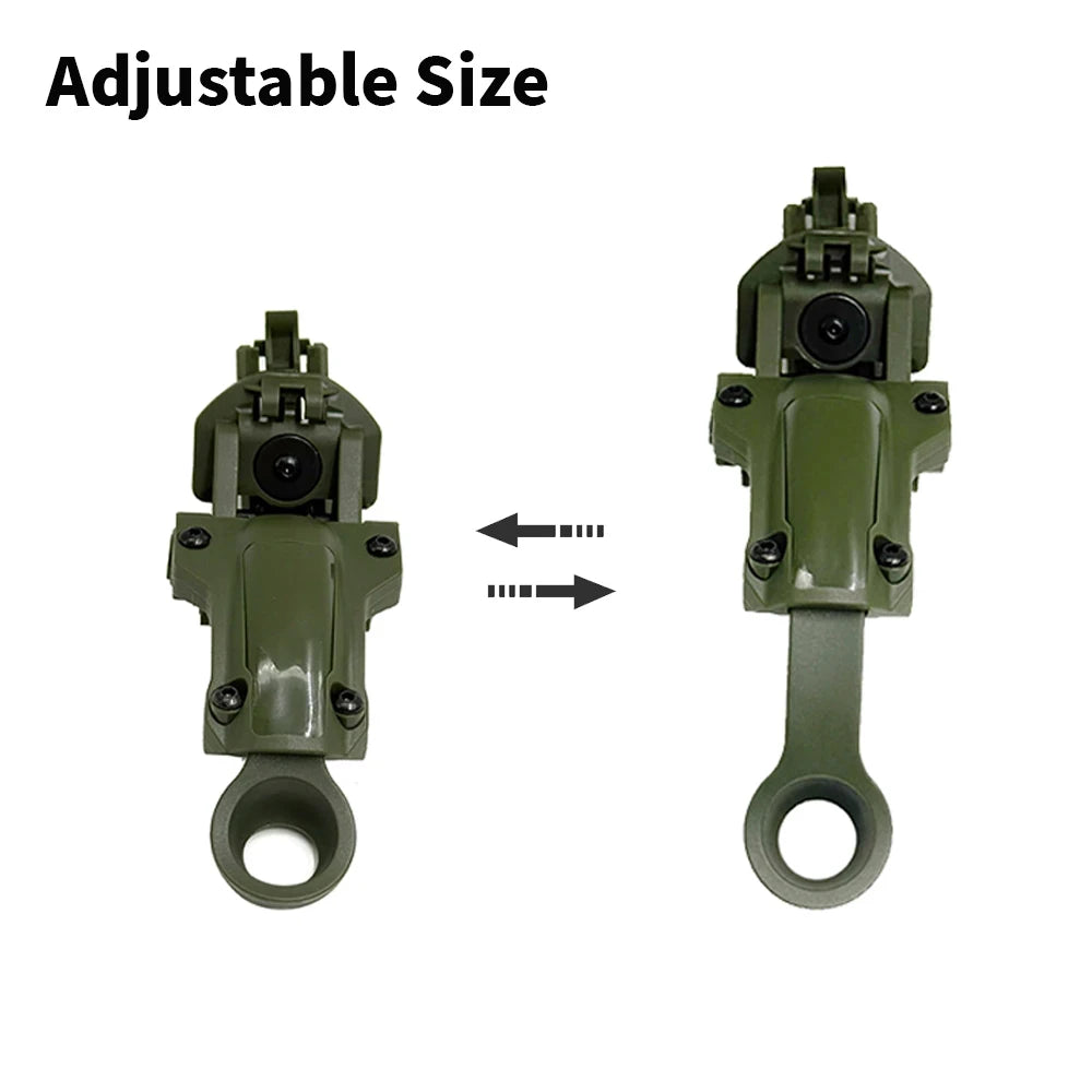 For Comtac II III Headphone Rail Brackets, Multi-angle Rotation Suitable For Ops Core ARC And Team Wendym-LOK Tracks