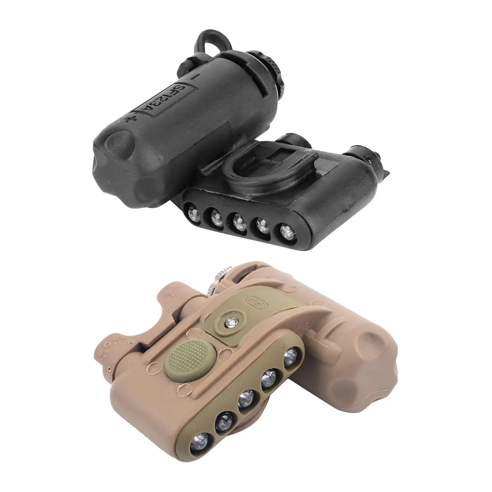 LED Hunting Cap Light Helmet Flashlight IFF Signal Lights Outdoor Illumination White Red LED Gen Lamp Light