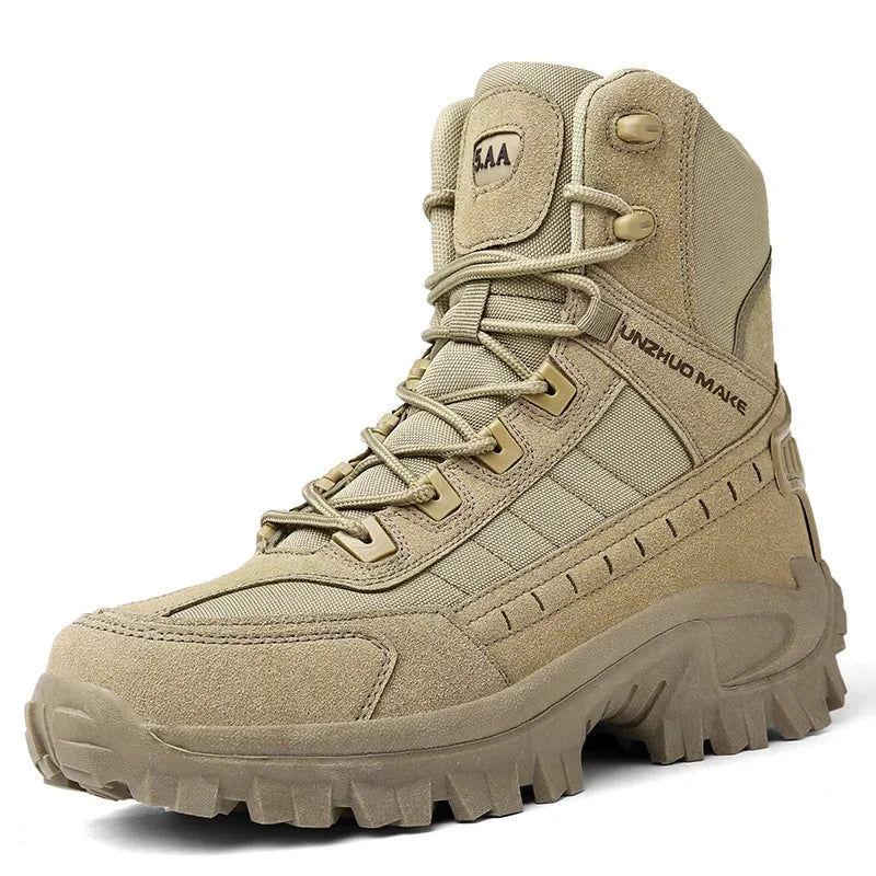 2024 New Arrivals Desert Combat Boots Men Breathable Work Safty Shoes Hunting Boots For Men Tactical Boots For With Side Zipper