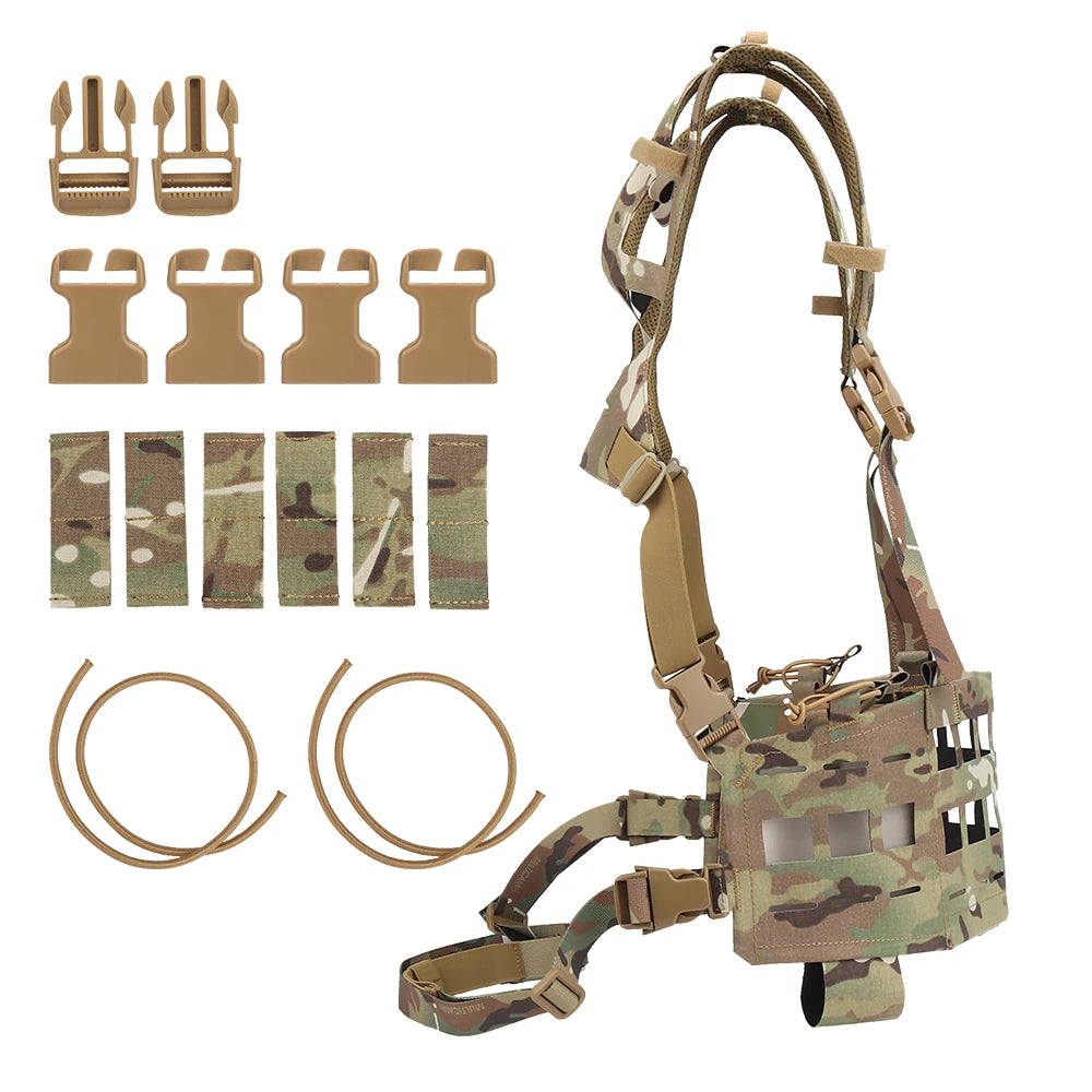 JPC Tactical Vest SPC Chest Rigs Molle System Hunting Airsoft Paintball Lightweight Multi-functional Load Bearing Platform