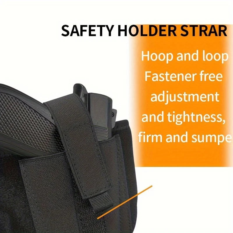 Quick Pull Shoulder Holster, Belly Band Holster For Concealed Carry Men/Women Universal, Fit 9mm, Compact, G-serise, LCP, LC9, S