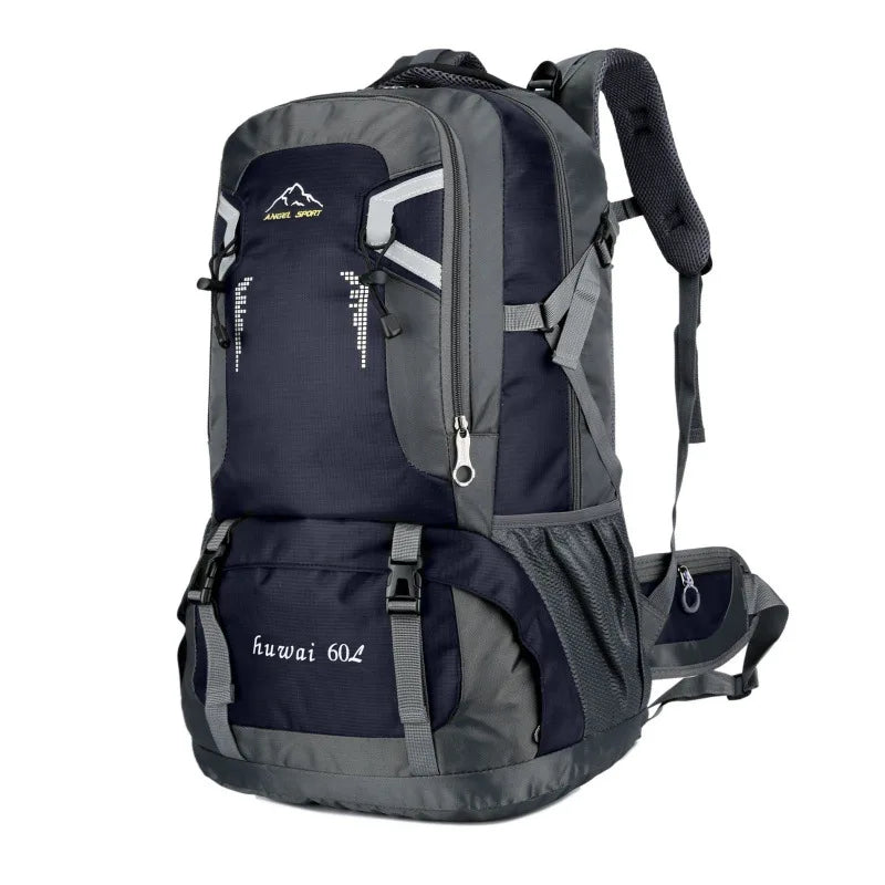60L Travel MOLLE Backpack Camping Large Hiking Bag Rucksack Nylon Waterproof Outdoor Sports Climbing Mountaineering Bag Luggage