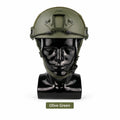 ABS FAST Style Outdoor Sports Helmet Lightweight Headgear with Adjustable Inner Liner Side Rail for Training
