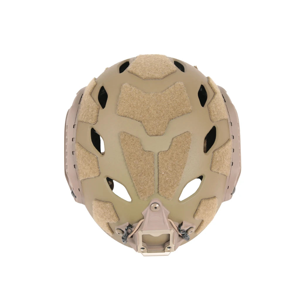 FMA Tactical FAST SF Helmet Lightweight Military Training Helmet with MBS Night Vision Mount + ARC Rail Impact-Resistant  Gear
