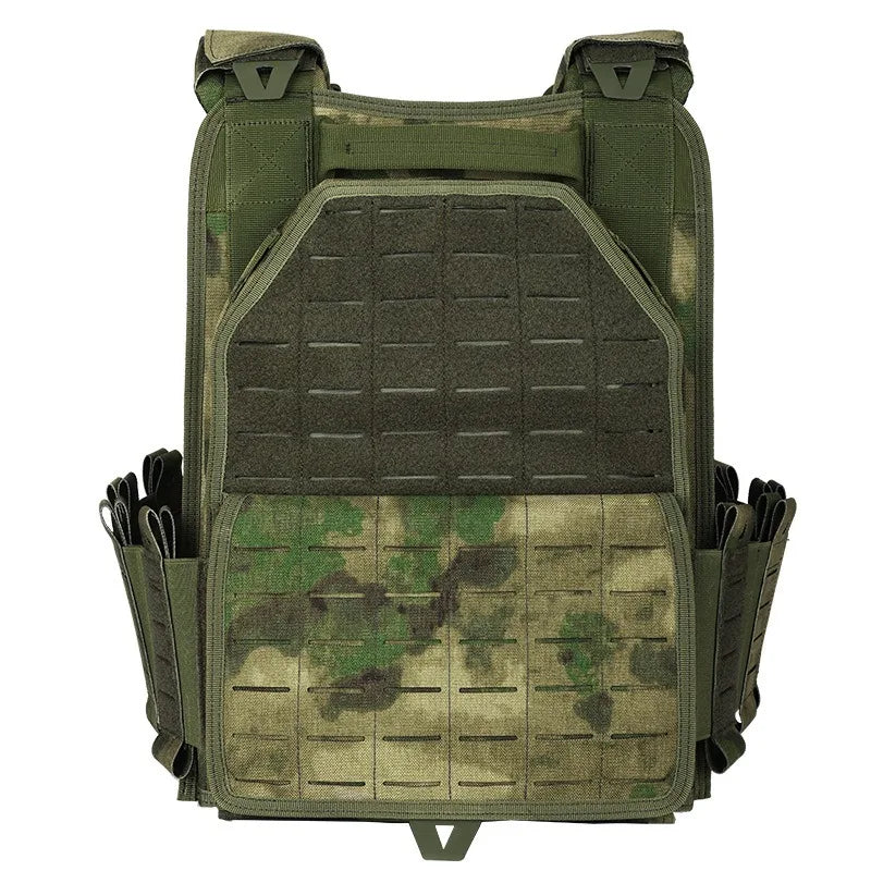 YAKEDA MOLLE Tactical Vest 1000D Waterproof Wear Resistant Outdoor Training Combat Waistcoat Outdoor Training Combat Vest