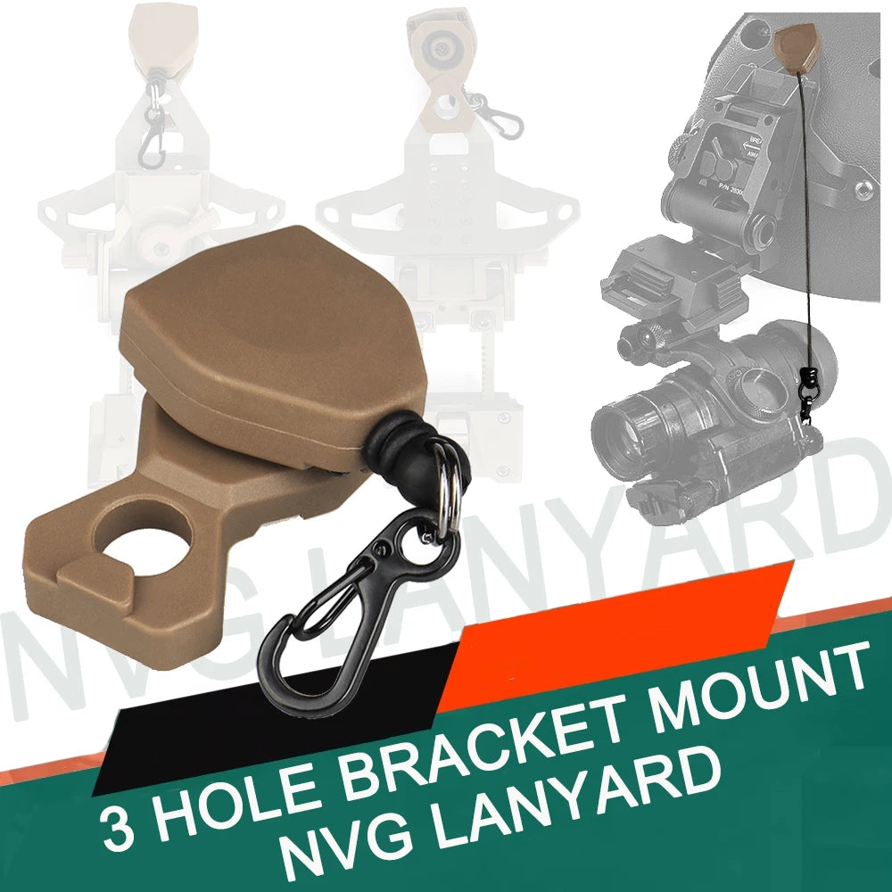 Tactical L4 G30 NVG 3 HOLE Bracket Mount Airsoft  NVG Lanyard For Helmet Accessories Hunting Shooting Night Vision Mount